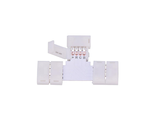 Clearance Strip to Strip T Shape Connector for RGB LED Strip Light 10mm - 1
