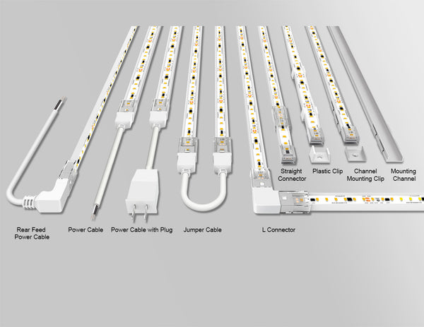 120V Dimmable LED Strip Light PRO-H White 51-60ft - 7