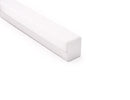 LED Aluminum Channel SQUARE DOME Accessories - YD 1604 End Cap installed on an LED aluminum extrusion YD-1604.
