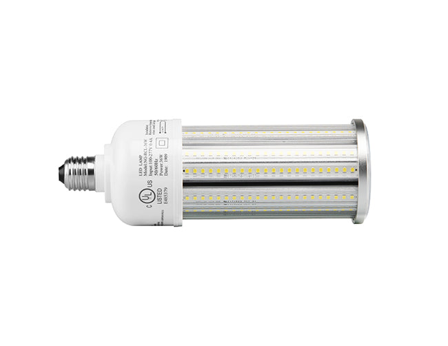 Side view of LED Corn Bulb 36W 6000K with E26 medium base