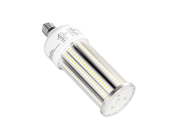 Side view of LED Corn Bulb 36W 6000K with E26 medium base