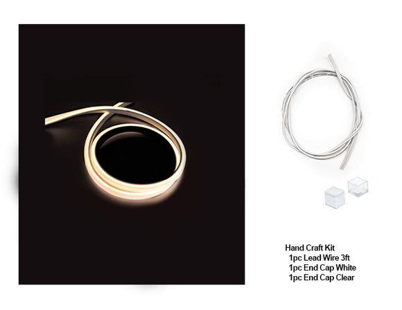 The hand craft kit for the 3D neon LED lights.