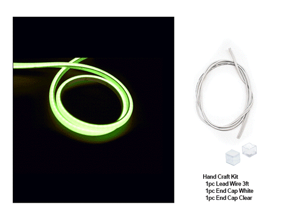 The hand craft kit for the 3D neon LED lights.