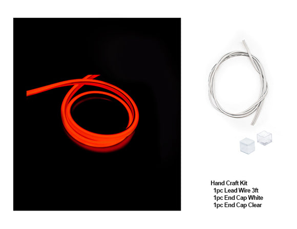 The hand craft kit for the 3D neon LED lights.
