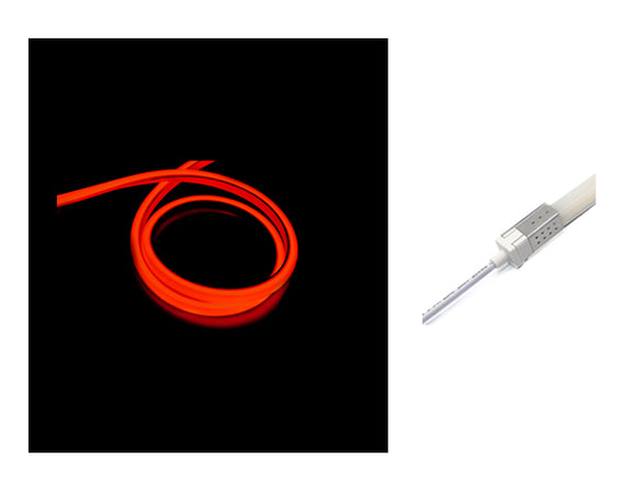 The 3D neon LED lights and a rear power feed kit.