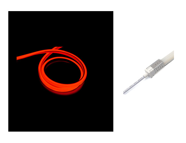 The 3D neon LED lights and a rear power feed kit.