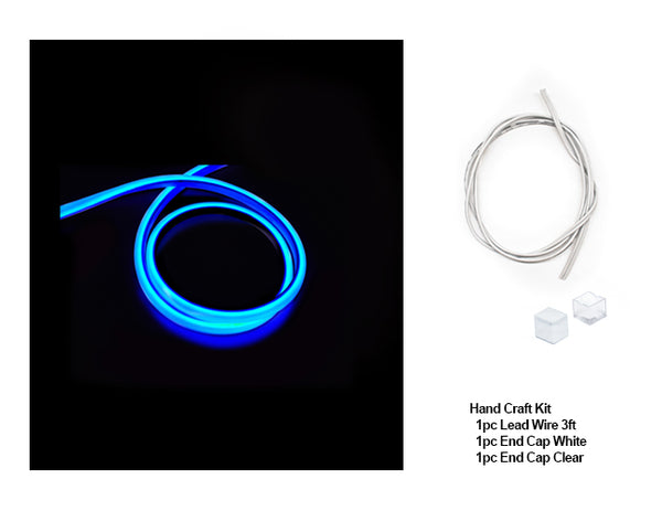 LED 3D Neon Light - Single Color - Wet Location - Blue - 24V - 14