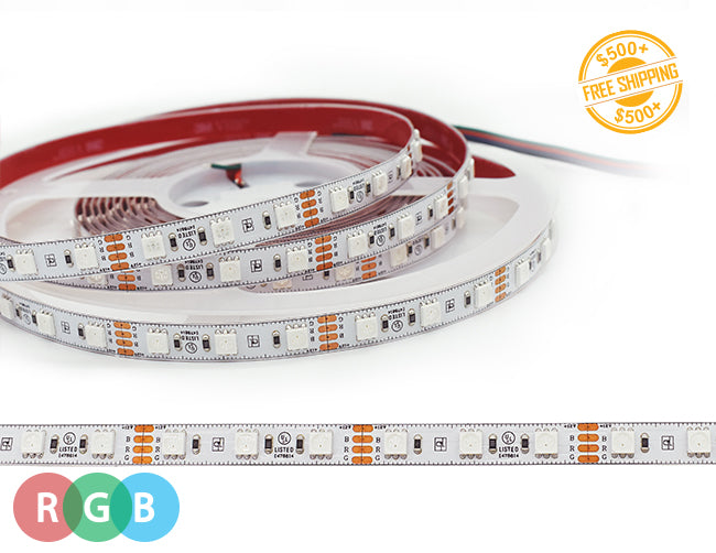 A roll of LED strip light changing color RGB HIGH series 12V 4.4W/ft