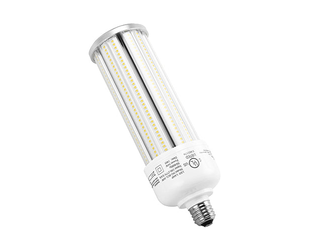 Side view of LED Corn Bulb 54W 6000K with E26 medium base