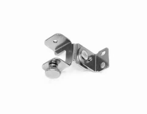 Top view of aluminum channel ES-2321 accessory adjustable bracket.
