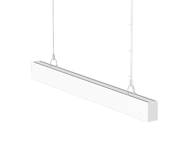 White color LED linear light suspended