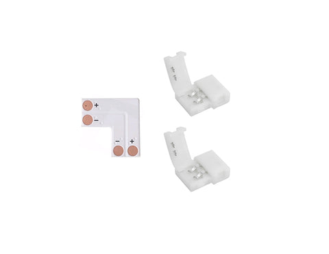 Clearance product Strip to Strip L Shape Connector for Single Color LED Strip Light 10mm-VL