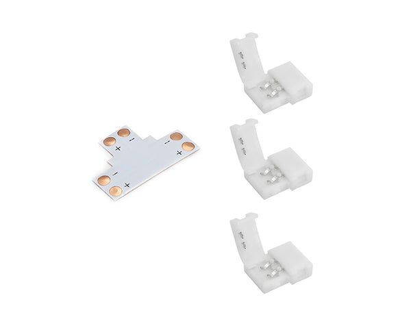 Clearance Strip to Strip T Shape Connector for Single Color LED Strip Light 8mm-VL - 2