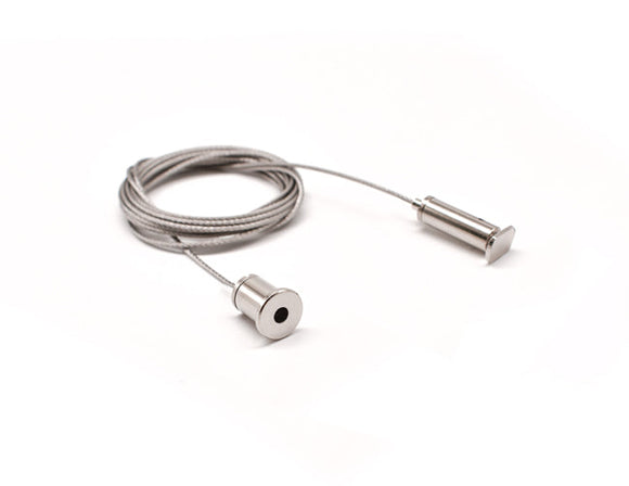 Top view of LED Aluminum Channel Suspension Kit