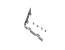 Top view of an AL 120° Corner Connector with screws.
