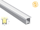 Aluminum channel SKINNY RECESS GL 031 Silver Channel + Milky Diffuser