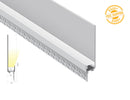 Aluminum channel BOARD EDGE GL 085 Silver Channel + Milky Diffuser