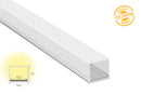 Aluminum channel WATERPROOF SQUARE A 2319 Silver Channel + Milky Diffuser