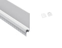WALL WASHER - GL 085 Aluminum Channel + Milky Diffuser - 94" - 8