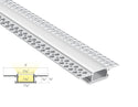 TRIMLESS RECESS - YD 7615 Aluminum Channel + Milky Diffuser - 94" - 1