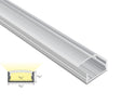 WIDE FLAT - YD 2002 Aluminum Channel + Clear Diffuser - 94" - 1