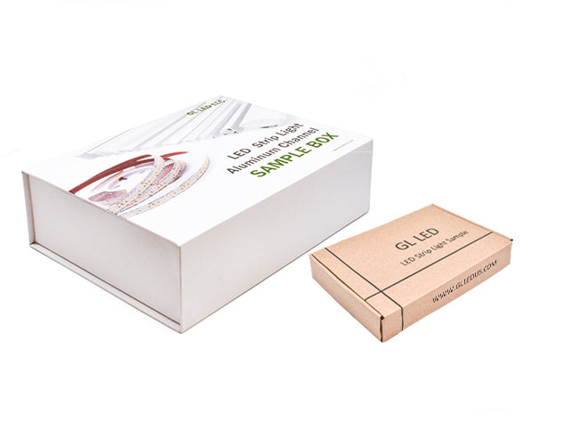LED Strip Light Aluminum Channel and Strip Light Sample Box | GL LED US ...