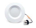 LED Recessed Can Light Dimmable Baffled Retrofit Downlight - 12W - 6inches - CCT - 6