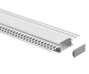 TRIMLESS RECESS - YD 7615 Aluminum Channel + Milky Diffuser - 94" - 8