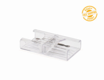 LED Wall Washer Strip Light Accessories splice connector. A label of free shipping for orders over $500 is shown as well.