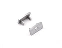 Aluminum Channel SLIM FLAT Accessories - ES 1709 End Caps (pair) - 1