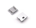 Aluminum Channel SLIM SQUARE Accessories - ES 1715 End Caps (pair) - 1