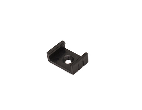 A black plastic clip of Aluminum Channel slim recess ES 2315/YD 1201.