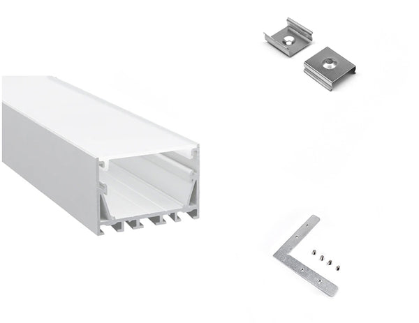 5035 LINEAR - ES 5035 Aluminum Channel + Milky Diffuser - 94“ - 11