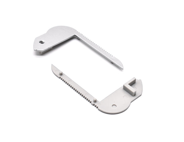Aluminum Channel STAIR EDGE Accessories - GL 024 End Caps (pair) - 1