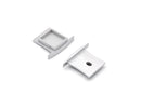 A pair of end caps for Aluminum Channel SKINNY RECESS - GL 031