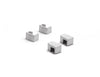 Two pairs of white color end caps for Aluminum Channel JH-1713.