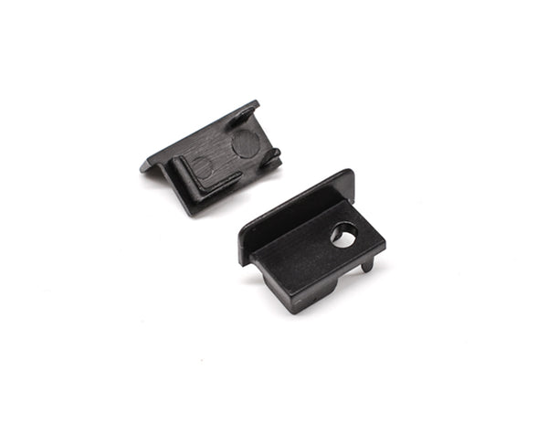 Aluminum Channel ANGLE RECESS Accessories - JH 1716 End Caps (pair) - 1