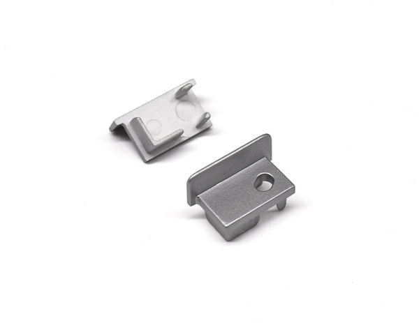 Aluminum Channel ANGLE RECESS Accessories - JH 1716 End Caps (pair) - 2
