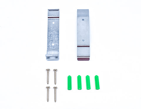 Components of GL LED L8050/L11070 Linear Light Fixture Accessories side mount kit.
