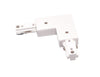White color Single Circuit Track System - H Type - L Connector.