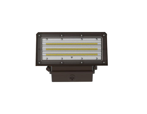 Front view of a LED Adjustable Wall Pack Light 70W