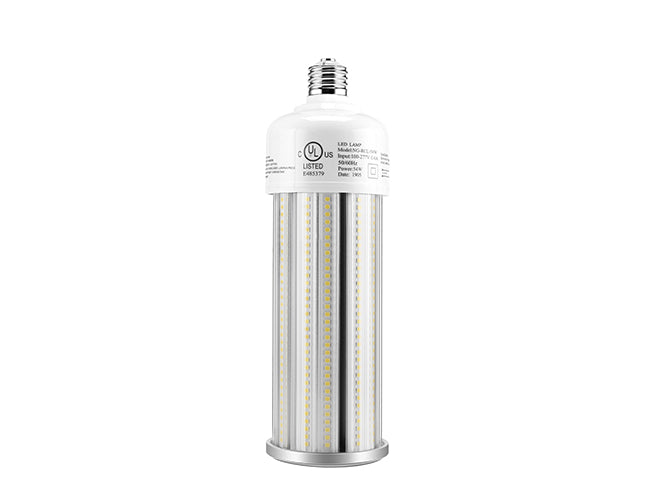 Side view of LED Corn Bulb 54W 6000K with E26 medium base