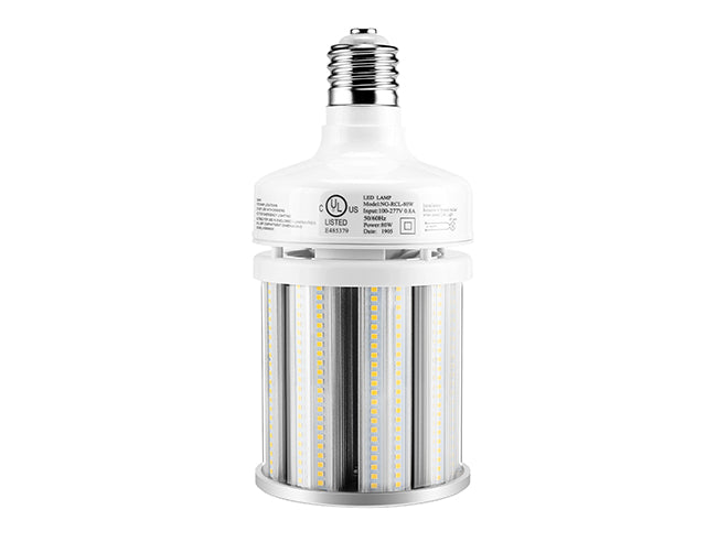 Side view of LED Corn Bulb 80W 6000K with E39 mogul base