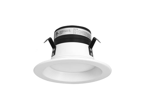 LED Recessed Can Light Dimmable Baffled Retrofit Downlight - 8W - 4inches - CCT