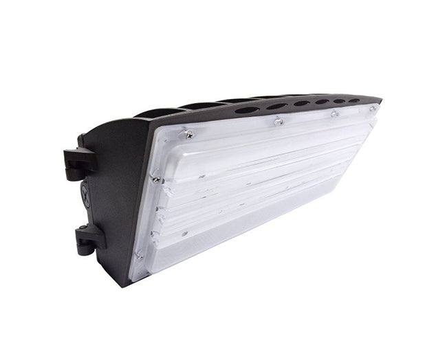 Front view of LED Semi-Cutoff Wall Pack Light 120W