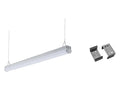 Suspended GL LED Linear Strip Light 8ft with surface mount kit