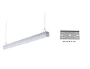 Suspended GL LED Linear Strip Light 4ft with an extension connector