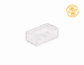 Top view of LED Wall Washer Strip Light Accessories end cap. A label of free shipping with orders over $500 is shown as well.