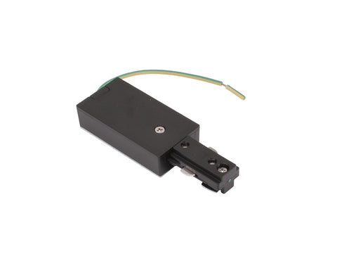 Black color Single Circuit Track System - H Type - Live-End Connector.