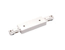 White color Single Circuit Track System - H Type - Middle Connector.